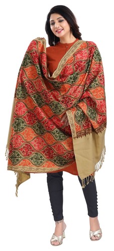 Chal Envolturas Pashmina Bordado Cálido Invierno Largo Cabeza Grande Bufanda 143 - Imagen 5 de 5