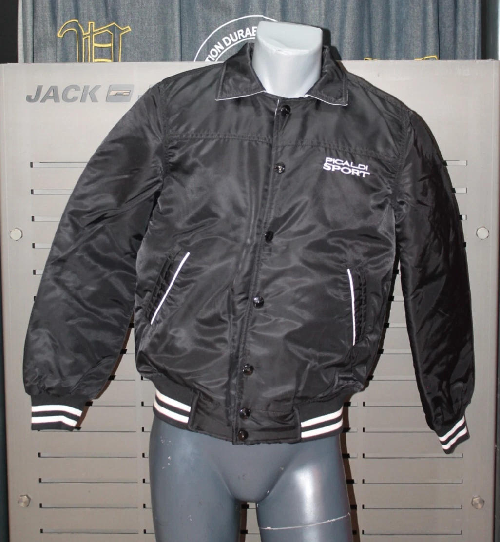 Picaldi 1204 Sports Jacket Black New Size XXS Classic Vintage 2000s