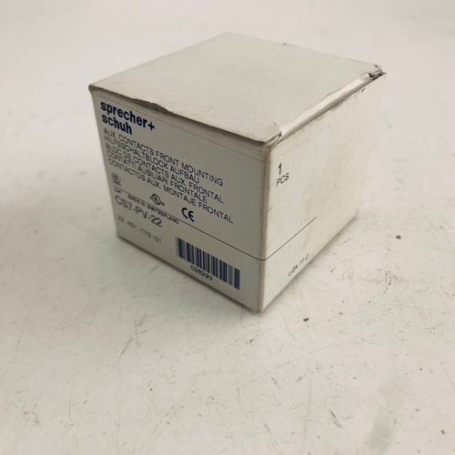 SPRECHER+SCHUH CS7-PV-22 Auxilliary Contacts Front Mounting 2 x NO, 2 x NC - Picture 4 of 4