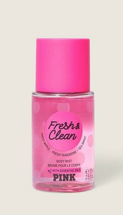 Victoria's Secret Pink Fresh Clean Body Mist 75ml Women for sale