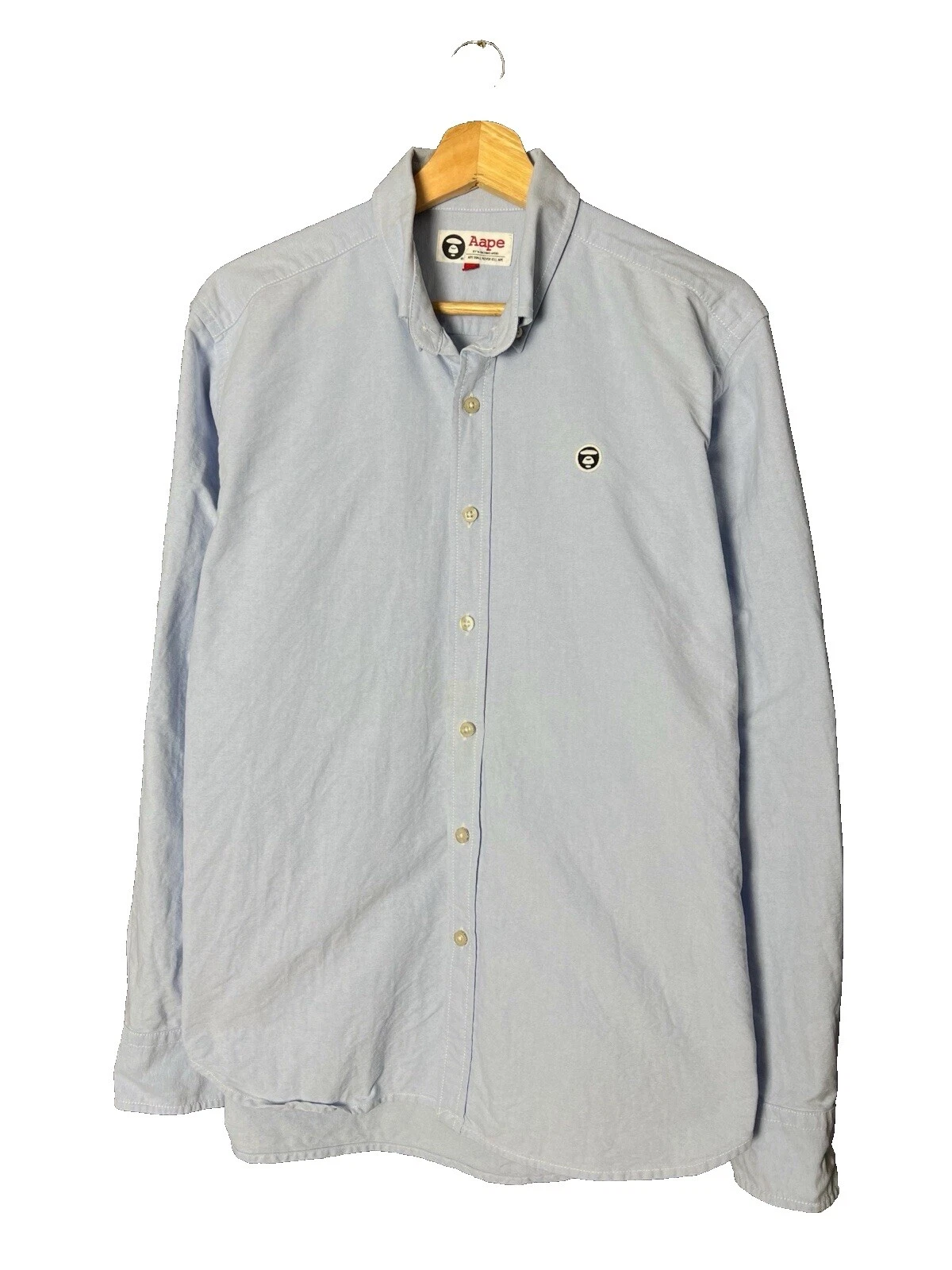 A Bathing Ape Solid Casual Button-Down Shirts for Men