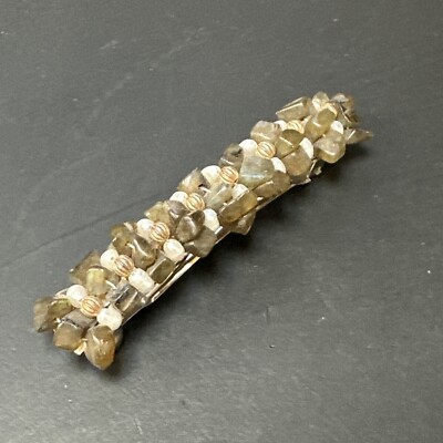 Broche Ancienne En Plaqué Or 18k Style Art Déco / Nouveau - Occasion, Créateur Barrette