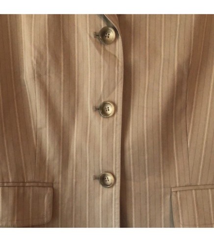 Ann Taylor Tweed Blazer Jacket in Taupe Brown Size 10 - Picture 5 of 9