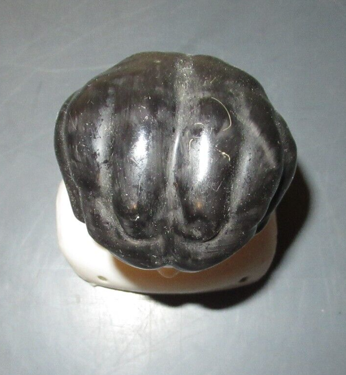Antique China Doll Head Black Hair Middle Part 41/2” Tall eBay