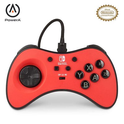 Official OEM PowerA Fusion Nintendo Switch Wired Fightpad Gamepad Controller