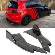 KFZ Stoßstange Lippe Splitter Spoiler Flap Diffusor Schwarz Für VW GOLF 5 GTI GT