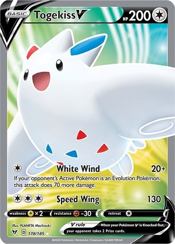 Togekiss VMAX Ultra Rare - 141/185 Vivid Voltage - Pokemon TCG - Mint/NM