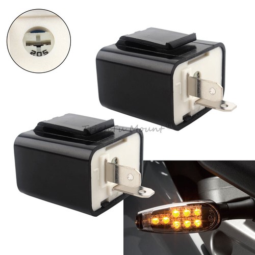 2Pcs 12V Automatic Electronic LED Flasher Relay for Turn Signal Light Fast Flash - Picture 2 of 19