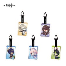 miHoYo Genshin Impact Keychain Teyvat Discovery Acrylic Keyring Official Goods