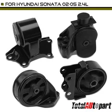 4x Auto Trans Engine Motor & Transmission Mount for Hyundai Sonata 02-05 L4 2.4L