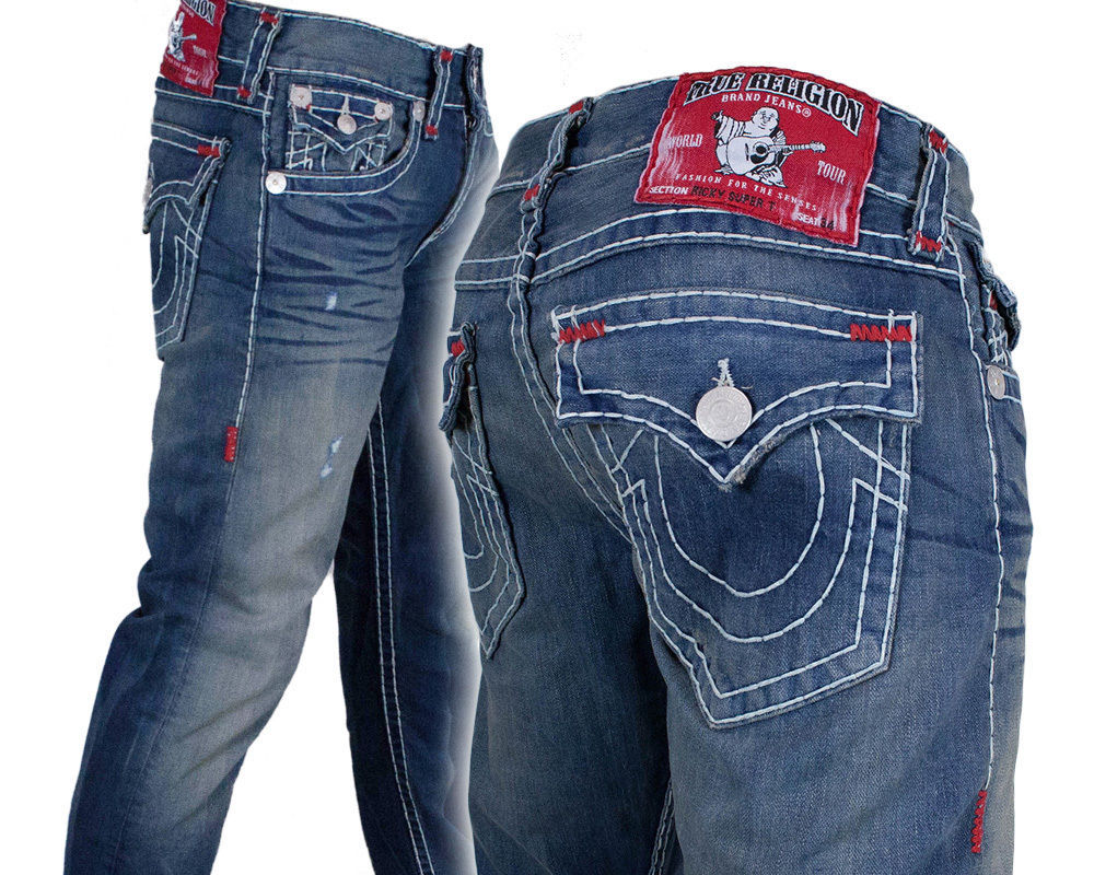 TRUE RELIGION RICKY SUPER T io着 太ステッチ|メンズ TRUE RELIGION RICKY SUPER T io着 太ステッチ|メンズ