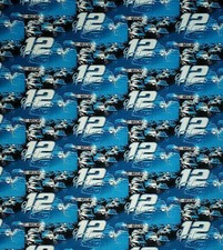 NASCAR Fabric Ryan Newman 12 Cotton 42 Inches Wide by the yard
