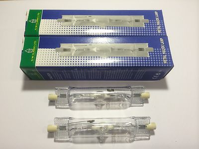 2er PACK PREMIUM QUALITÄT LONG LIFE 70W RX7S METALLDAMPFLAMPEN 4000K KALTWEISS
