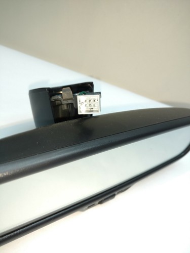 2005-2010 Audi A4 S4 A6 S6 Rear View Mirror Hidden Compass Auto Dim Black - Picture 2 of 8