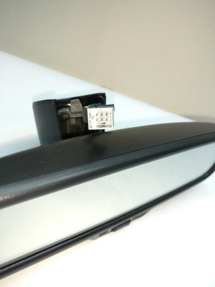 Espejo retrovisor oculto negro atenuación automática Audi A4 S4 A6 S6 2005-2010 Foto 2 de 4