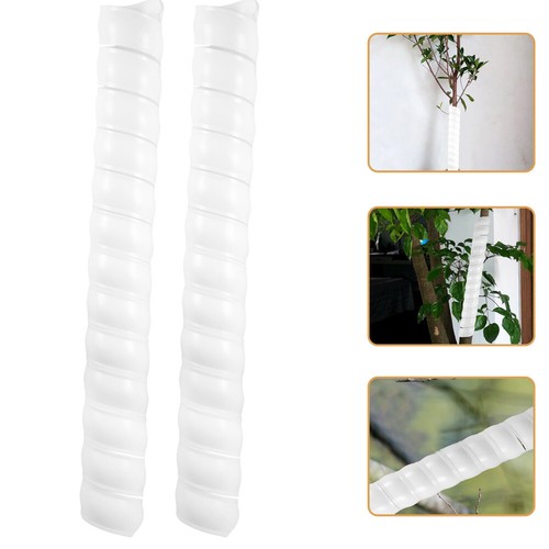 2pcs Spiral Tree Guard Long Tree Trunk Protector Spiral Tree Guards Plastic