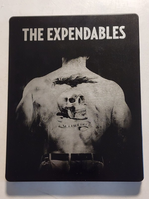 THE EXPENDABLES EXTENDED EDITION BLU-RAY STEELBOOK 2010 LIONSGATE UK IMPORT B