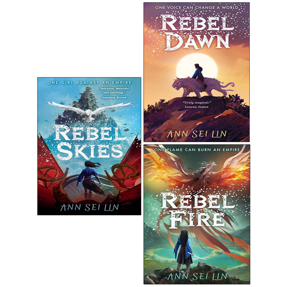 Rebel Skies Trilogy 3 Books Set by Ann Sei Lin Rebel Skies, Rebel Dawn,Rebel Fir