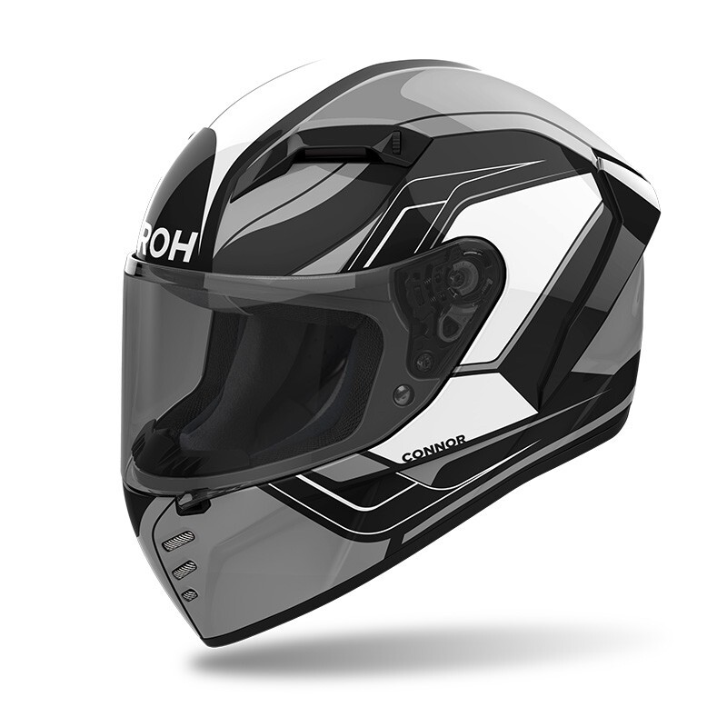 CASCO INTEGRALE  CONNOR DUNK NERO TG. M OMOLOGAZIONE ECE22-06  AIROH