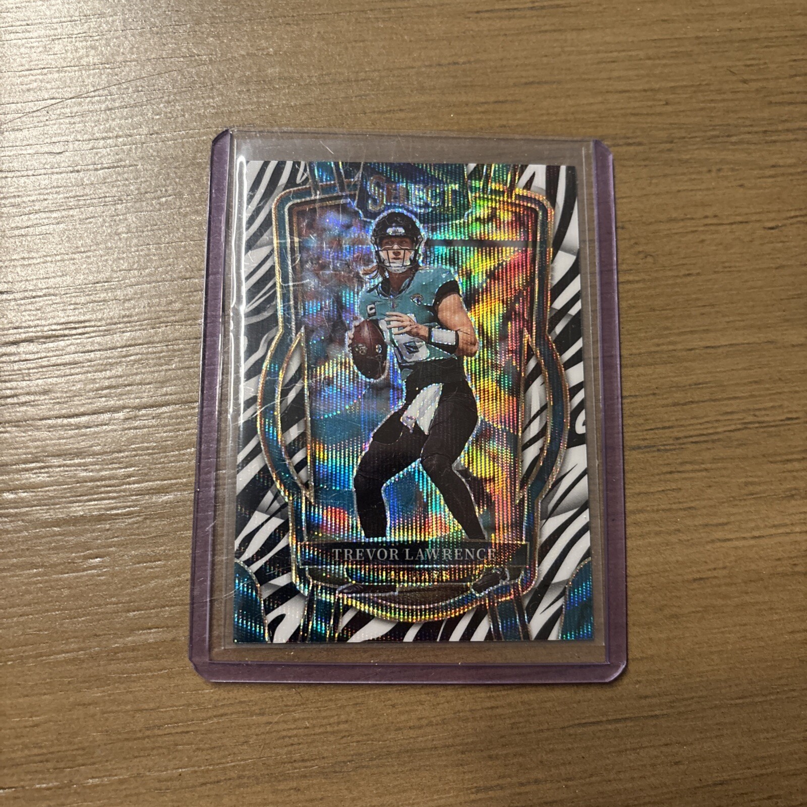 Trevor Lawrence 2022 Panini Select ZEBRA Club Level Prizm #254 SSP