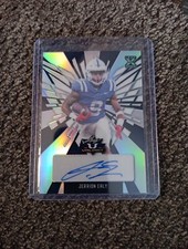 2022 Jerrion Ealy Leaf Valiant 20/20 Autograph Prismatic Black