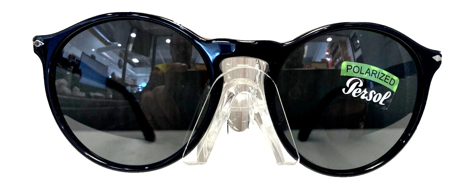 Persol Men's Polarized Round Sunglasses