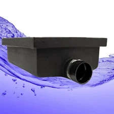 RecPro RV Black Water Tank 6 Gallon Waste Holding Tank 19" x 16.5" x 8"