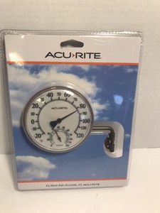 hygrometer swivel acurite thermometer resistant weather easy read