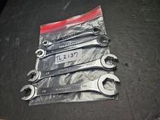 MAC TOOLS #OHBM SREIES 4 PC METRIC 9MM-20MM DOUBLE-END FLARE NUT/LINE WRENCH SET