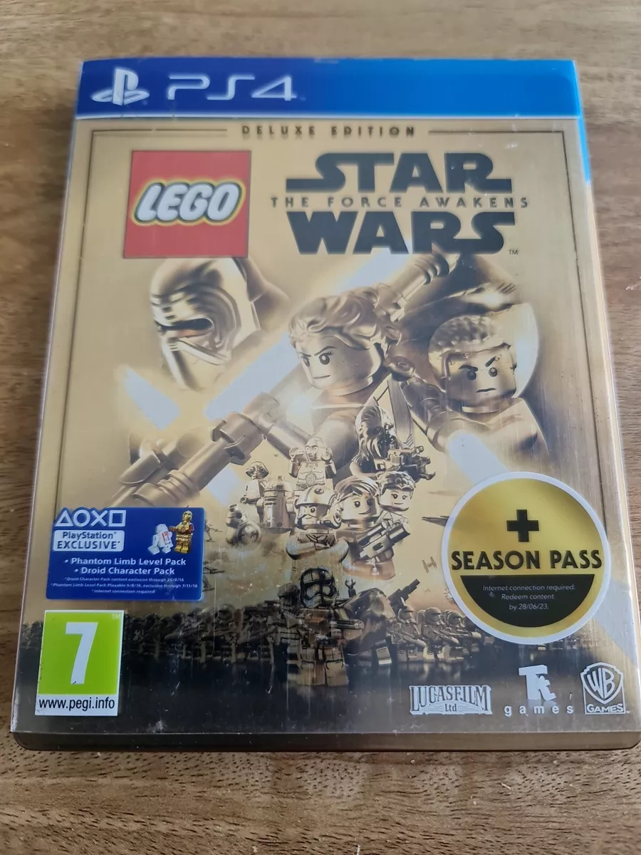 Lego Star Wars The Force Awakens Deluxe Edition PS4 Complete VGC