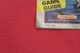 Super Glove Ball Gloveball Baseball Nintendo NES Instruction Manual Only