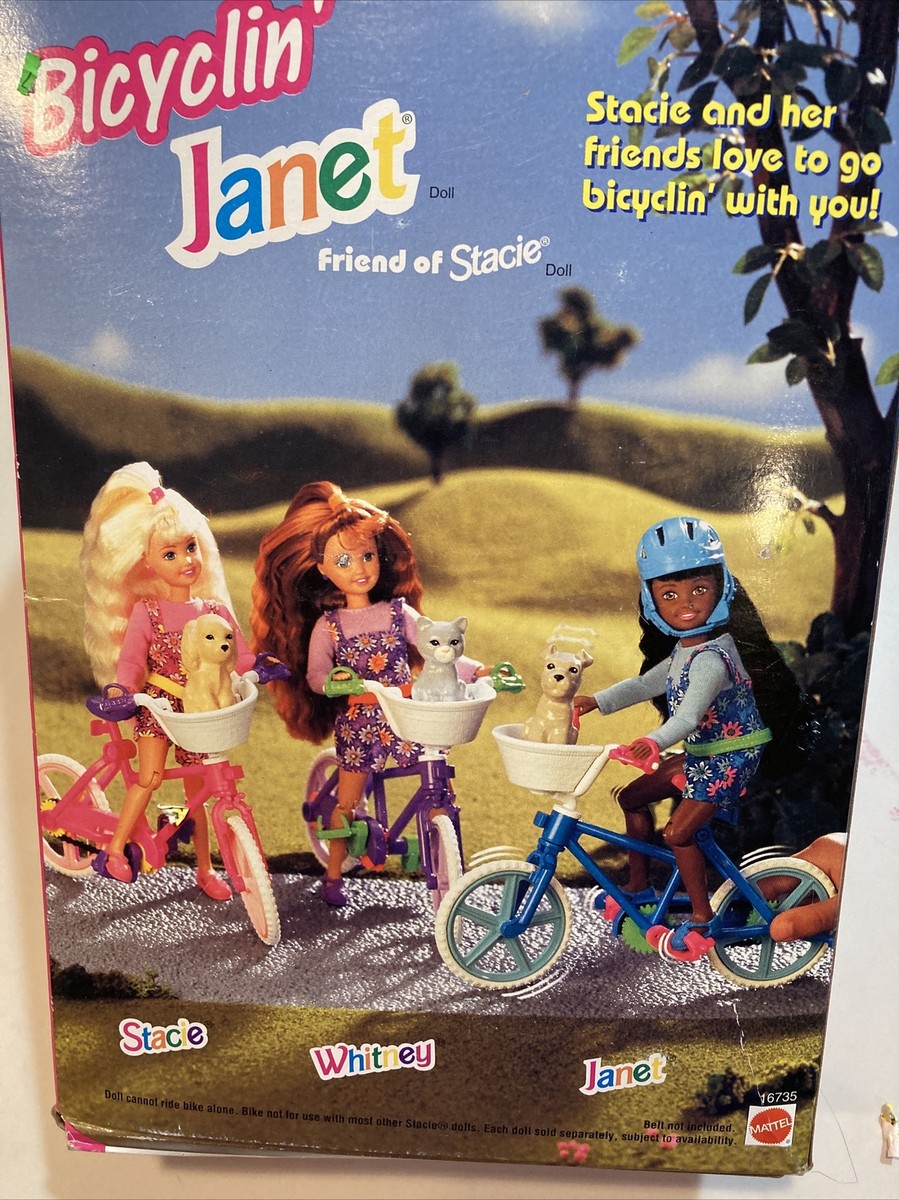 Vintage Barbie Bicyclin' Janet AA #16735 1996 Friend of Vintage Barbie Bicyclin' Janet AA #16735 1996 Friend of