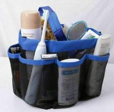 Mesh Shower Caddy Organiser Toiletry Storage Basket Travel Bath Gym Bag Portable
