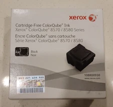 Genuine Xerox Cartridge-Free ColorQube 108R00930 Black Ink Pack for 8570 8580
