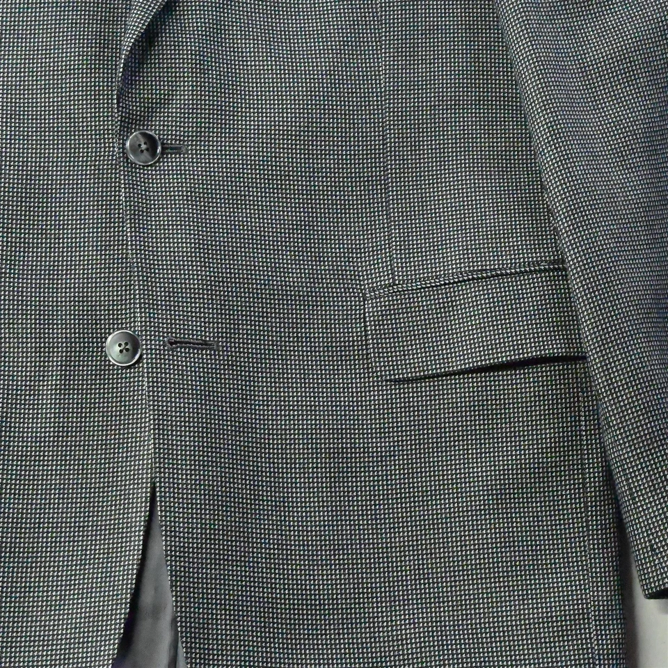 Jack Victor 40R Gris Tejido Luxorwood SPJ Hombres Blazer Traje Chaqueta Abrigo Deportivo Foto 3 de 4