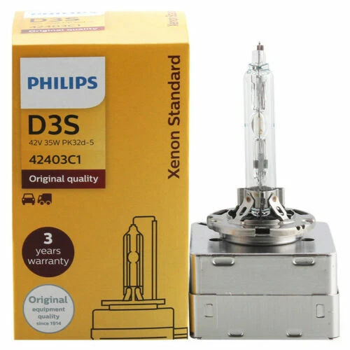 Philips D3S 42403C1 Xenon Light Car Headlight 4200K 35W PK32d-5 HID Xenon Lamp