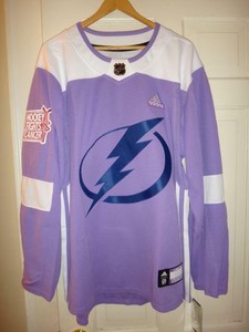 tampa bay lightning hockey fights cancer jersey