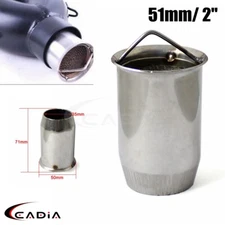 51MM 2'' Motorcycle Exhaust Muffler DB Killer Insert Baffle Removable Silencer