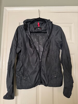 RLX Ralph Lauren Jacket Black Womens Medium Full Zip Softshell