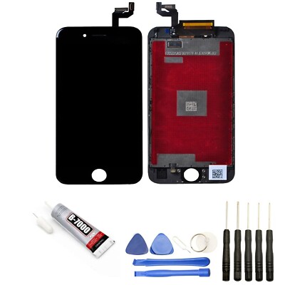 Pantalla IPhone C Kit Reparation Ecran Iphone 6s VITRE TACTILE ECRAN LCD COMPLET Pour IPHONE 6S PLUS BLANC OUTILS écran Iphone X Cable IPhone 2 M - Foto 2