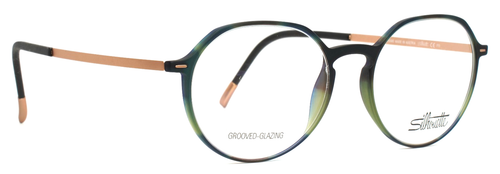 Gafas unisex SILHOUETTE SPX 2918 75 5530 Wild Moss oro rosa 49-18-145 B - Imagen 4 de 15