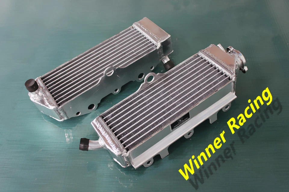 Radiador de aluminio + manguera de silicona para Suzuki RMX250 1989-1996 RMX 250 amarillo Foto 4 de 4