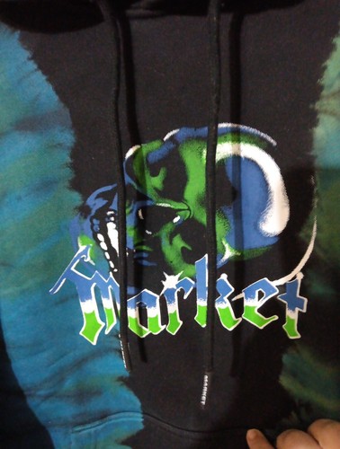 NWT Chinatown Market Killing The Game Tie Dye Pullover Hoodie Size Medium - Picture 3 of 8