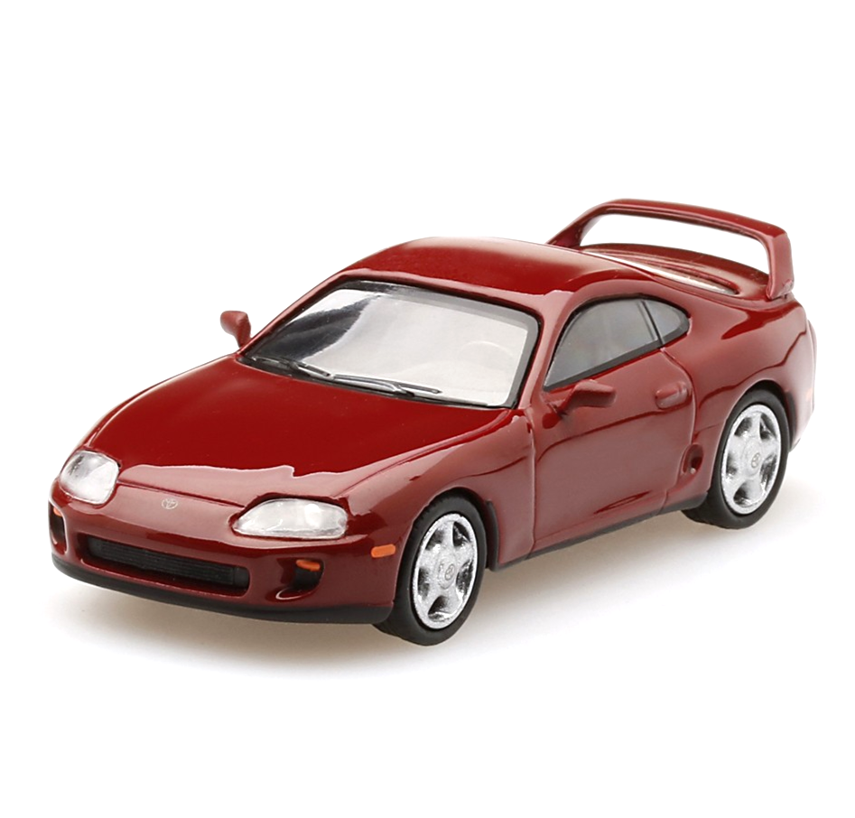 MINI GT 46 Toyota Supra MK4 JZA80 Renaissanse Red 1:64 Scale Model