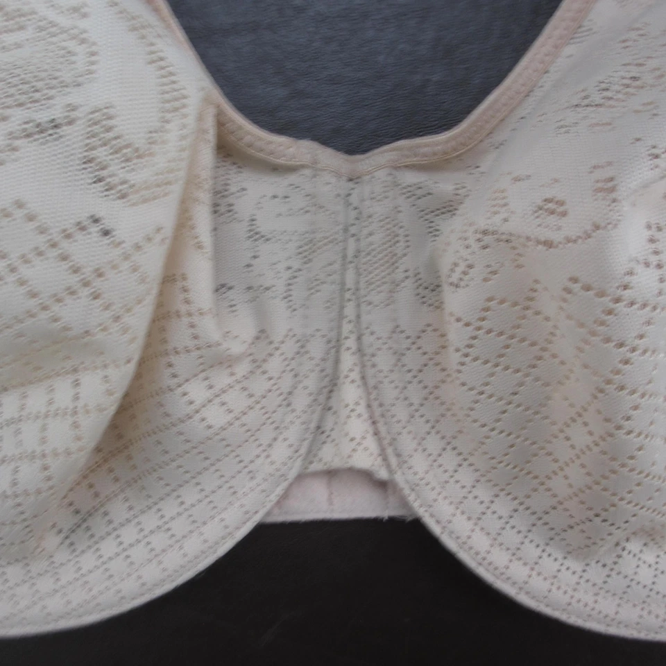 Wacoal Bra Womens 36DDD Beige Lace Underwire Full Coverage Adjustable 857210 - Image 3 of 4