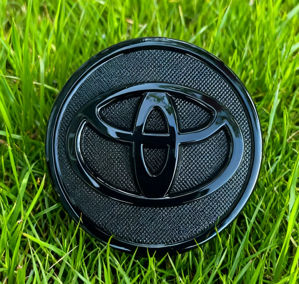 4 x Fit For TOYOTA WHEEL RIMS CENTER HUB CAPS GLOSS BLACK 57MM PRIUS COROLLA Foto 2 de 4