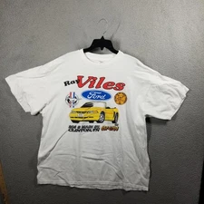 Ray Viles Ford Shirt Mens 2XL Mustang Car Graphic Clinton TN Dealership Tee