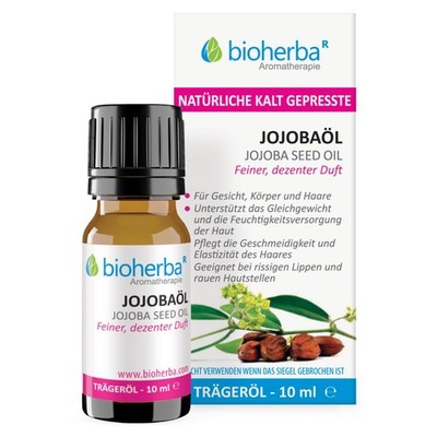 Bioherba Jojobaöl Jojoba Seed Oil Feiner  Dezenter Duft 10 ml