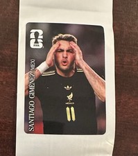 Coca-Cola Zero Sugar FIFA World Cup 2026 Santiago Gimenez Panini Sticker Label