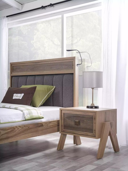 Nachtkonsole Nachttisch Kindernachttisch Kinderzimmer Holz Braun Tisch-image